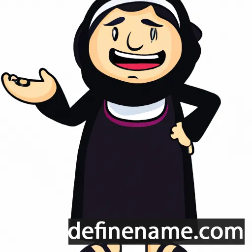 cartoon of the name Kalthoum