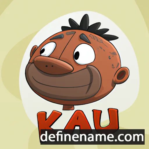 cartoon of the name Kalu