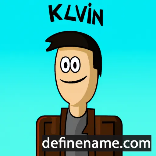 cartoon of the name Kalvin