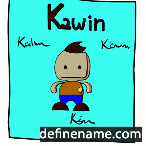 cartoon of the name Kalwin