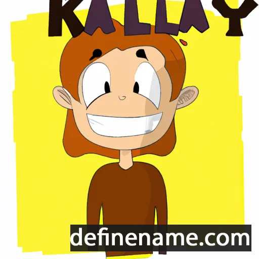 cartoon of the name Kaly