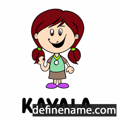 cartoon of the name Kalyca