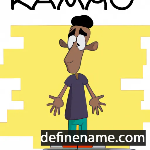 cartoon of the name Kamaal