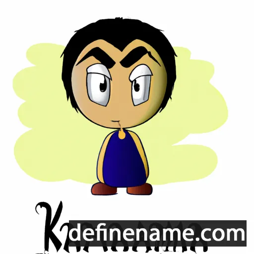 cartoon of the name Kamaka