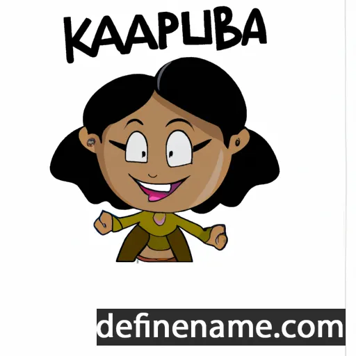 cartoon of the name Kamalipa