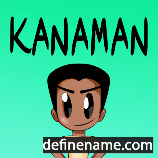 cartoon of the name Kamani