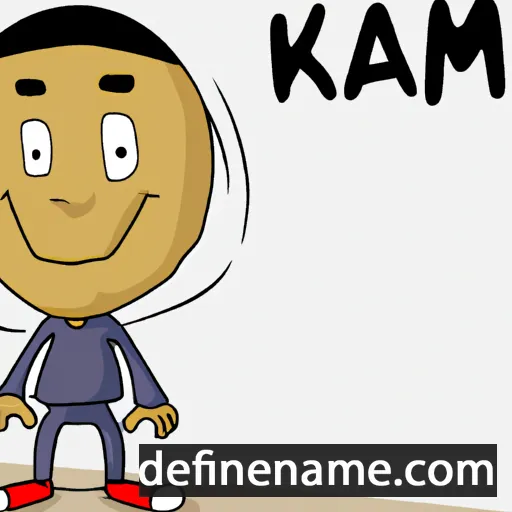 cartoon of the name Kamar