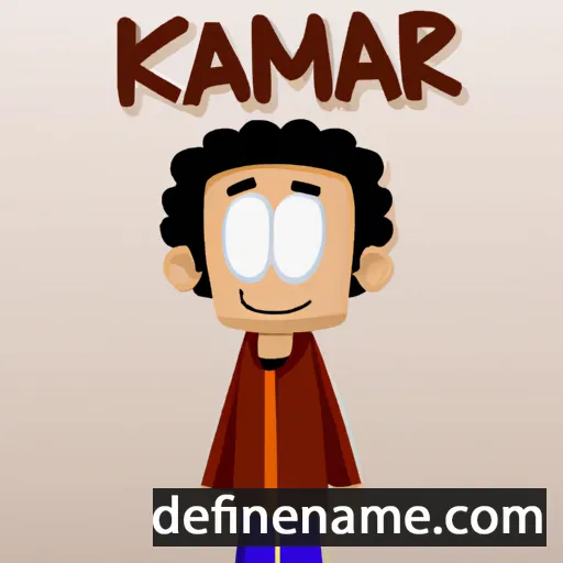 cartoon of the name Kamar