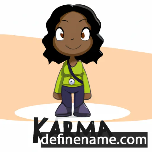 cartoon of the name Kamara