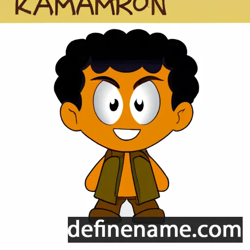 cartoon of the name Kamarion