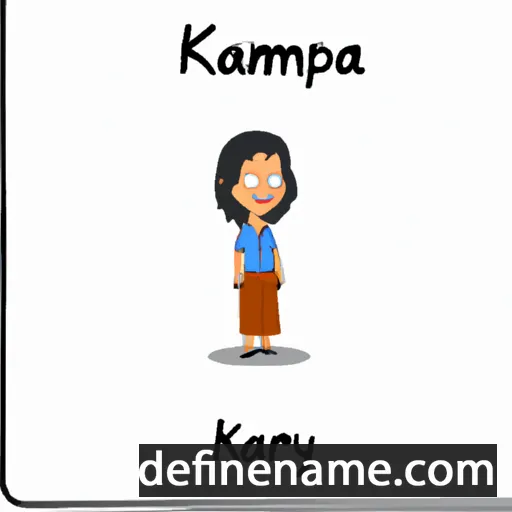 cartoon of the name Kamariya