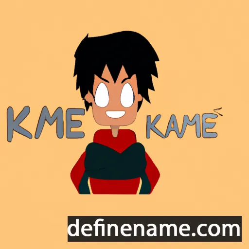 cartoon of the name Kamé