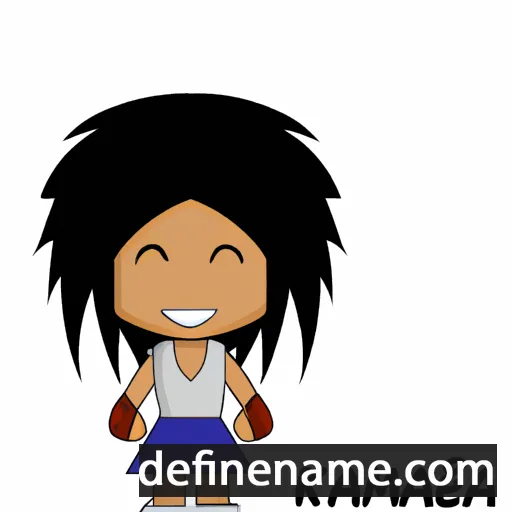 cartoon of the name Kamea