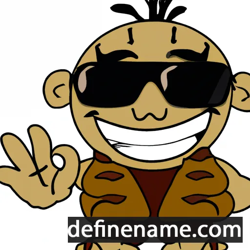 cartoon of the name Kamekona