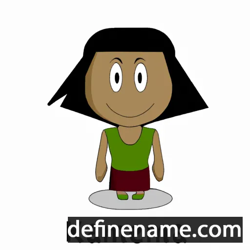 cartoon of the name Kamena