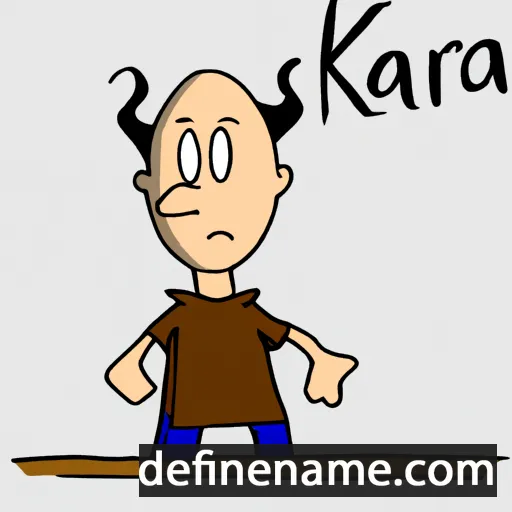 cartoon of the name Kár