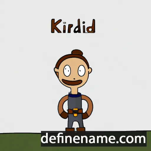 cartoon of the name Kárhildr