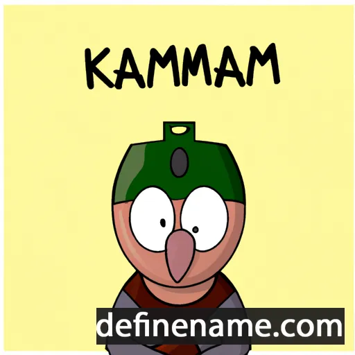 cartoon of the name Kármán