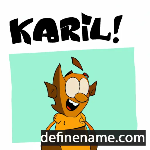 Kárral cartoon