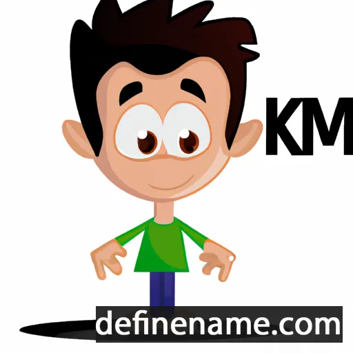 cartoon of the name Kâmil