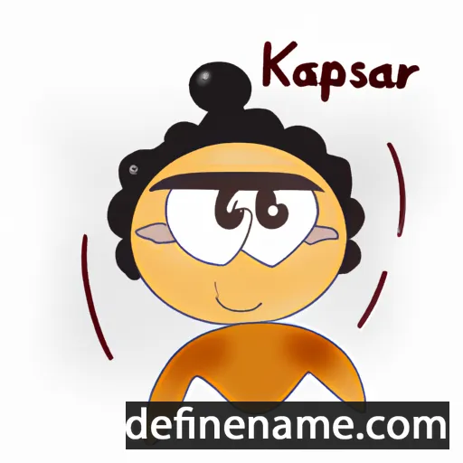 cartoon of the name Kərəsāspa