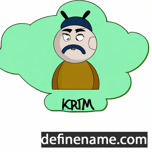 Kərim cartoon