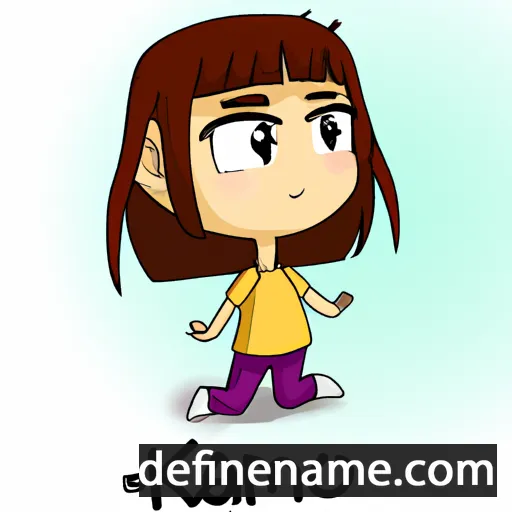 cartoon of the name Kami