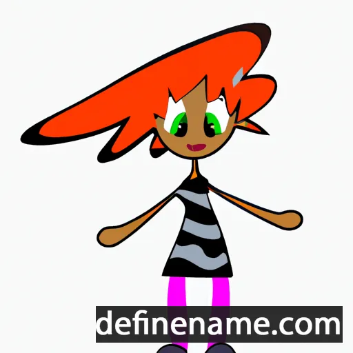 cartoon of the name Kamika