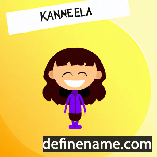 cartoon of the name Kamilia