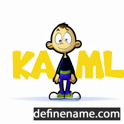 cartoon of the name Kamill