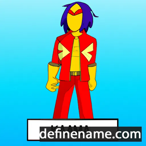 cartoon of the name Kamina