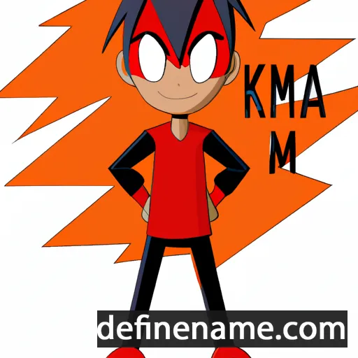 cartoon of the name Kamina