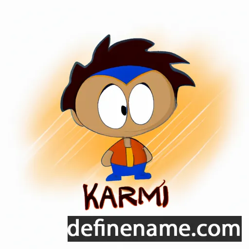 cartoon of the name Kamiri