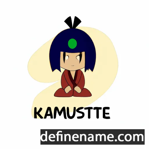 cartoon of the name Kamitsure