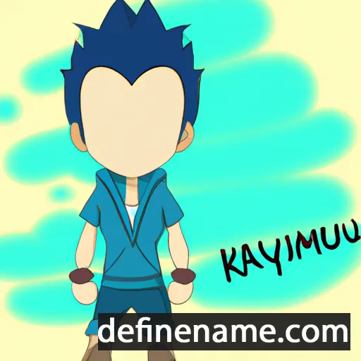 cartoon of the name Kamiyu