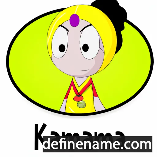 cartoon of the name Kamma