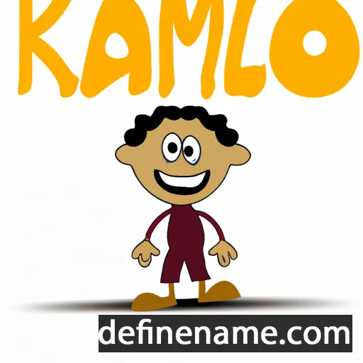 cartoon of the name Kamol