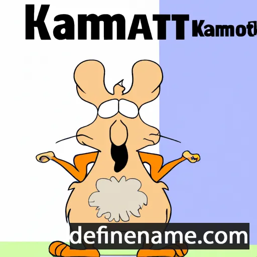 cartoon of the name Kamolrat