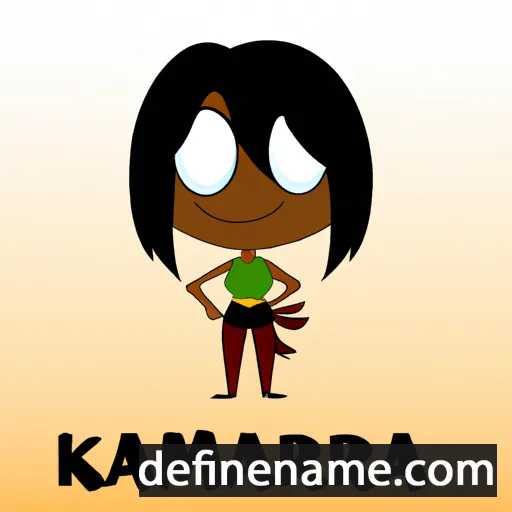 cartoon of the name Kamora