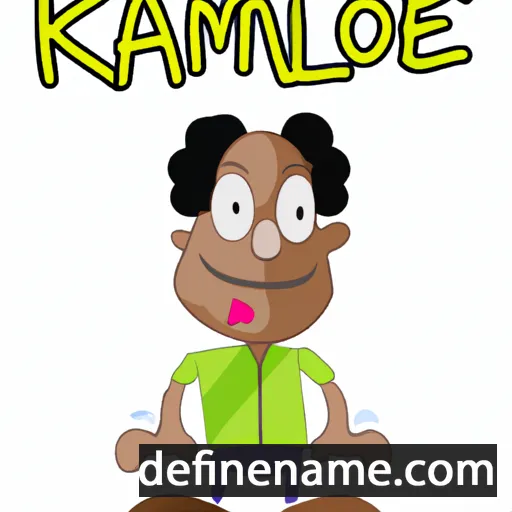 cartoon of the name Kamouel