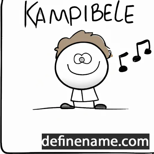 cartoon of the name Kampbell