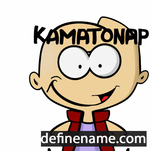 cartoon of the name Kampton