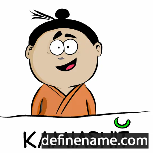 cartoon of the name Kamshat