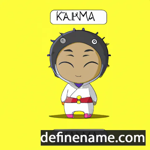 cartoon of the name Kamuima