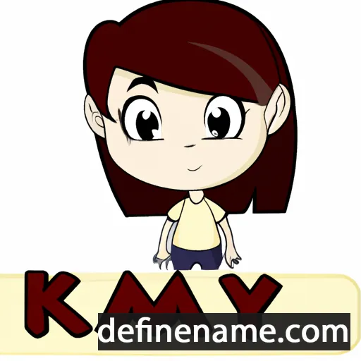 cartoon of the name Kamy