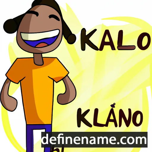 cartoon of the name Kañ-ool