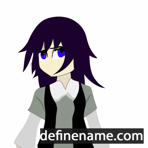 cartoon of the name Kanade