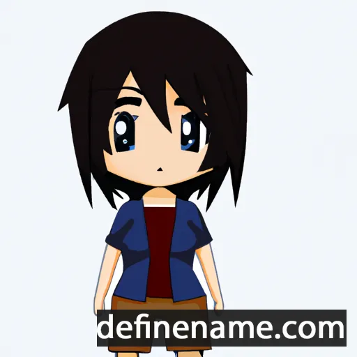 cartoon of the name Kanami