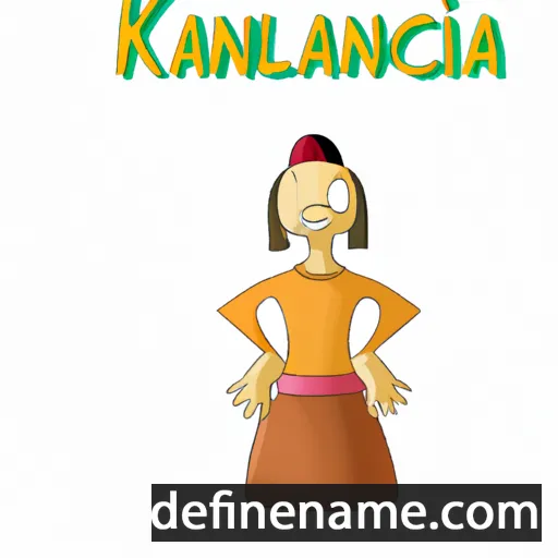 Kancijanila cartoon