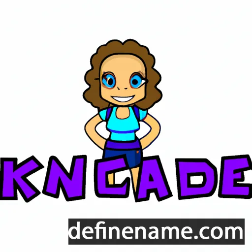 cartoon of the name Kandice